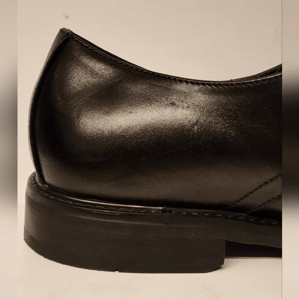 EXPRESS Men's Black Lace Up Polished Leather Dress Shoes Sz US 11